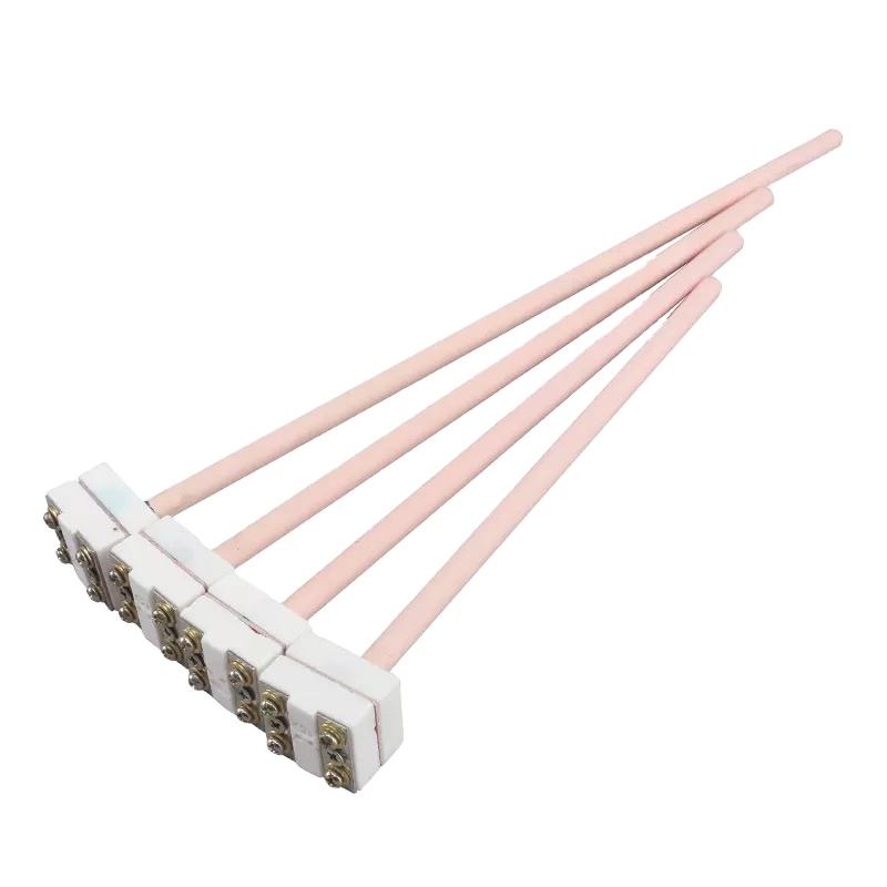 0.2~0.4mm 와이어 직경 유형 S/B/R 백금-로듐 열전대로 용융 금속용 고온 센서 프로브