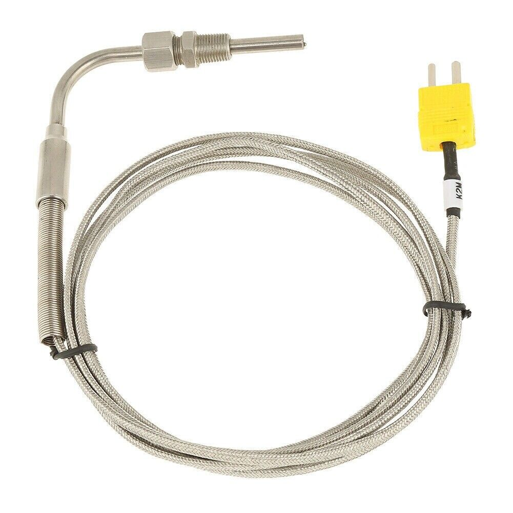 갈색 PTFE 피복 온도 측정 K형 센서와 직접 접촉하기 위한 열전대 플러그가 있는 2선 열전대 연장 케이블